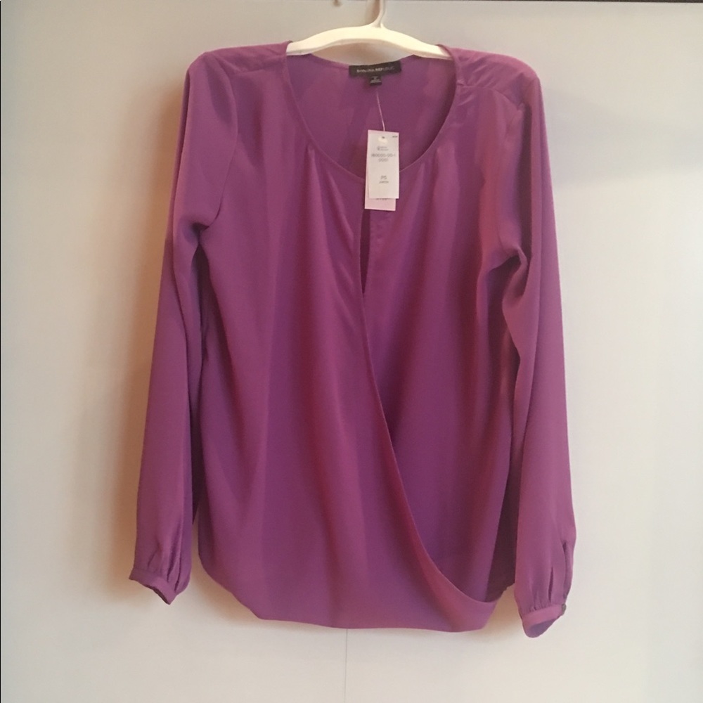 NWT Banana Republic Keyhole Longsleeve Blouse